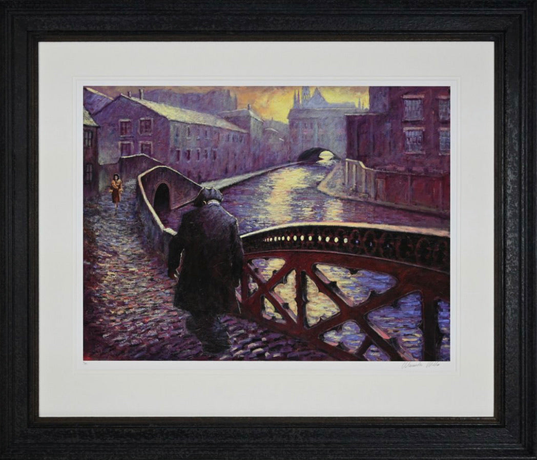 Alexander Millar Along The Canal Paper Print - The Acorn Gallery, Pocklington