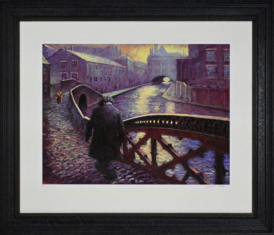 Alexander Millar Along The Canal Paper Print - The Acorn Gallery, Pocklington
