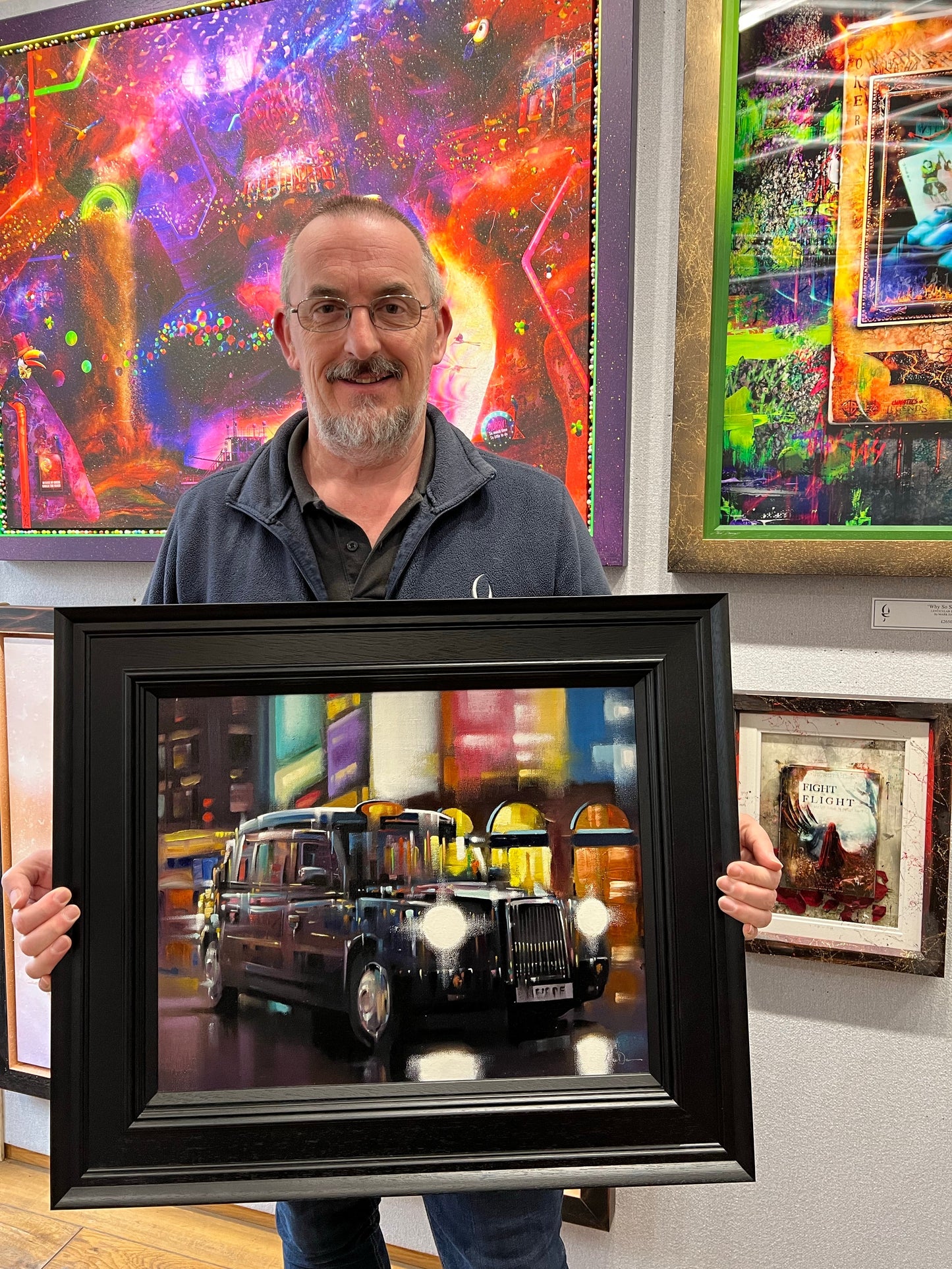Neil Dawson Piccadilly Taxi Original - The Acorn Gallery, Pocklington