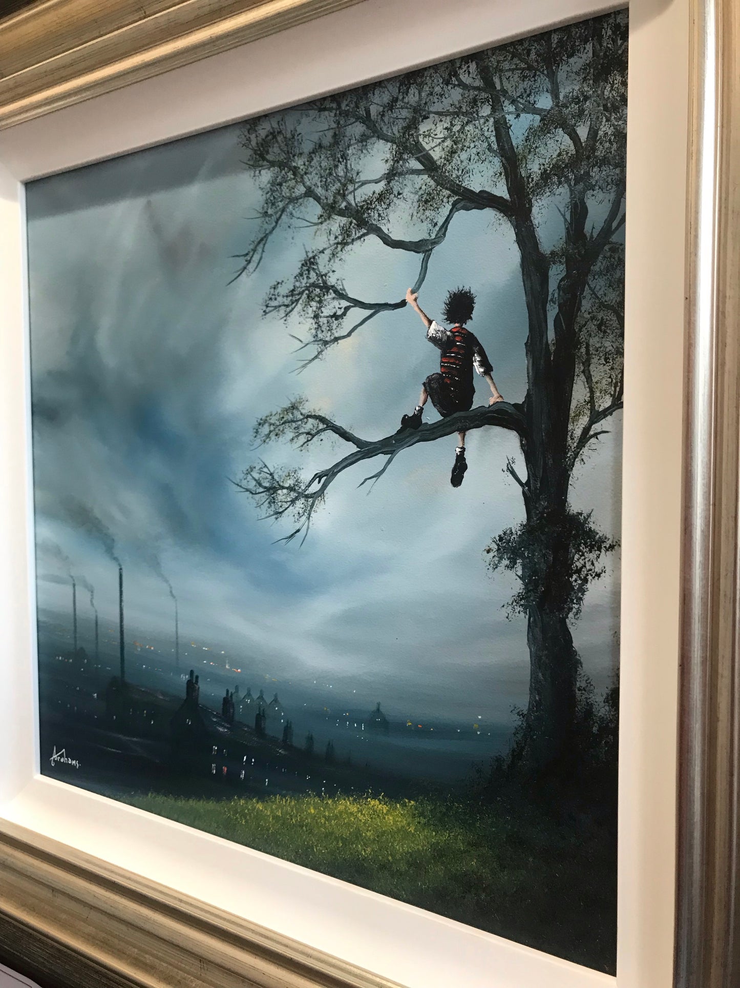 Danny Abrahams It's A Great View From The Top! Original - The Acorn Gallery, Pocklington