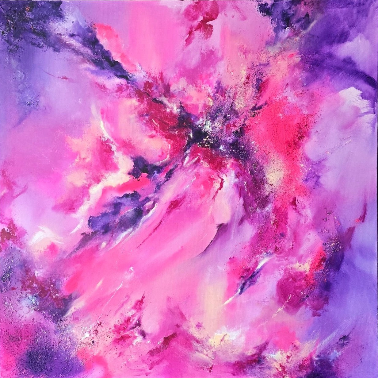 David Kirkman The Journey Abstract Original Painting available At The Acorn Gallery, Pocklington