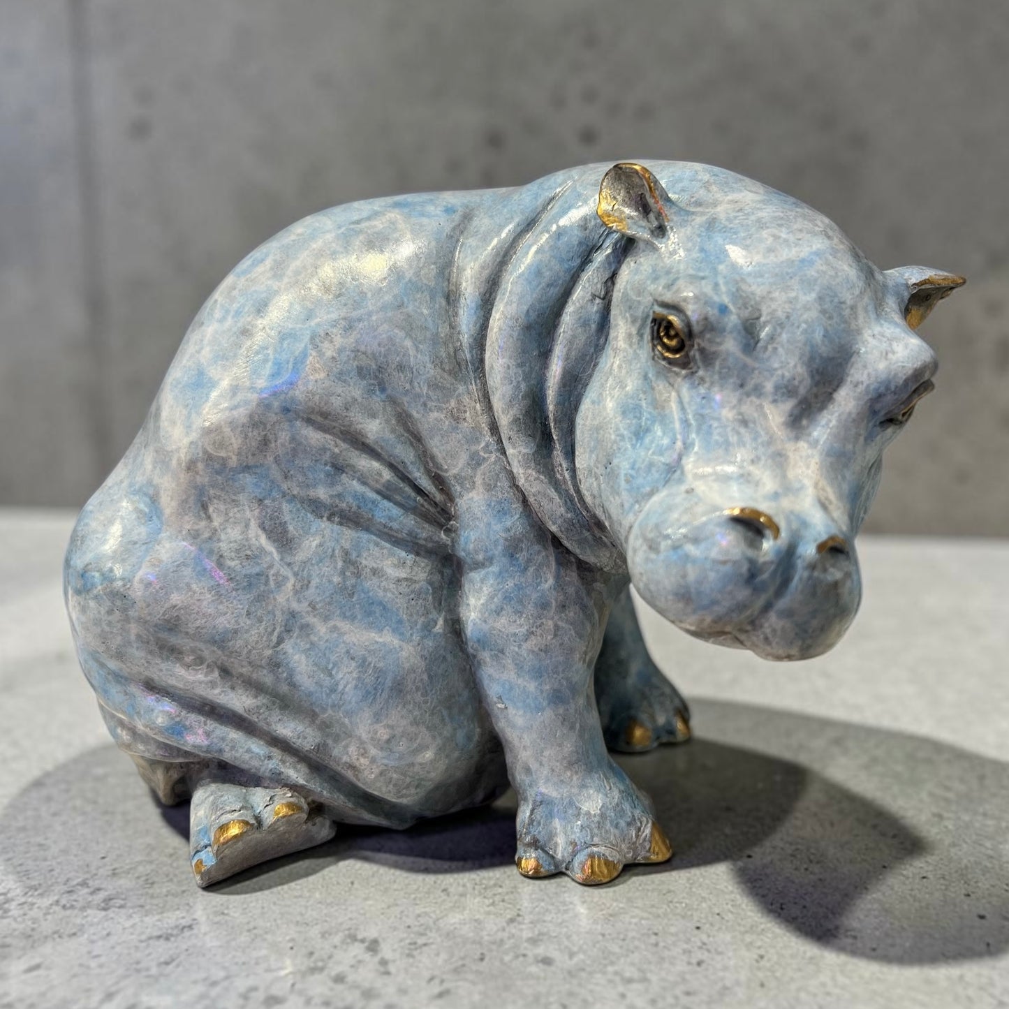 Penelope Mini Hippo Sculpture by Roxy Winterburn