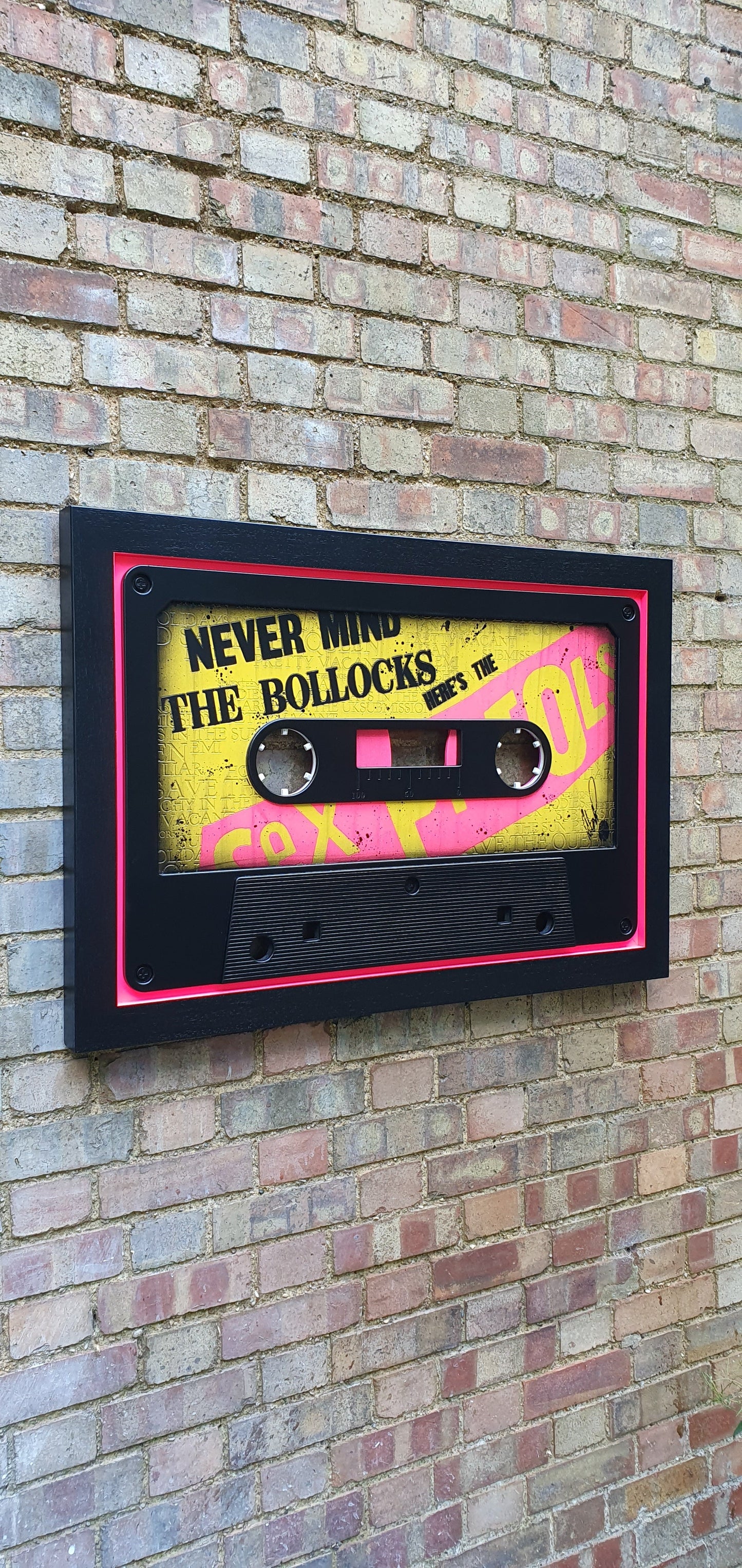 Rob Bishop Never Mind The Bollocks Large Cassette  - The Acorn Gallery, Pocklington