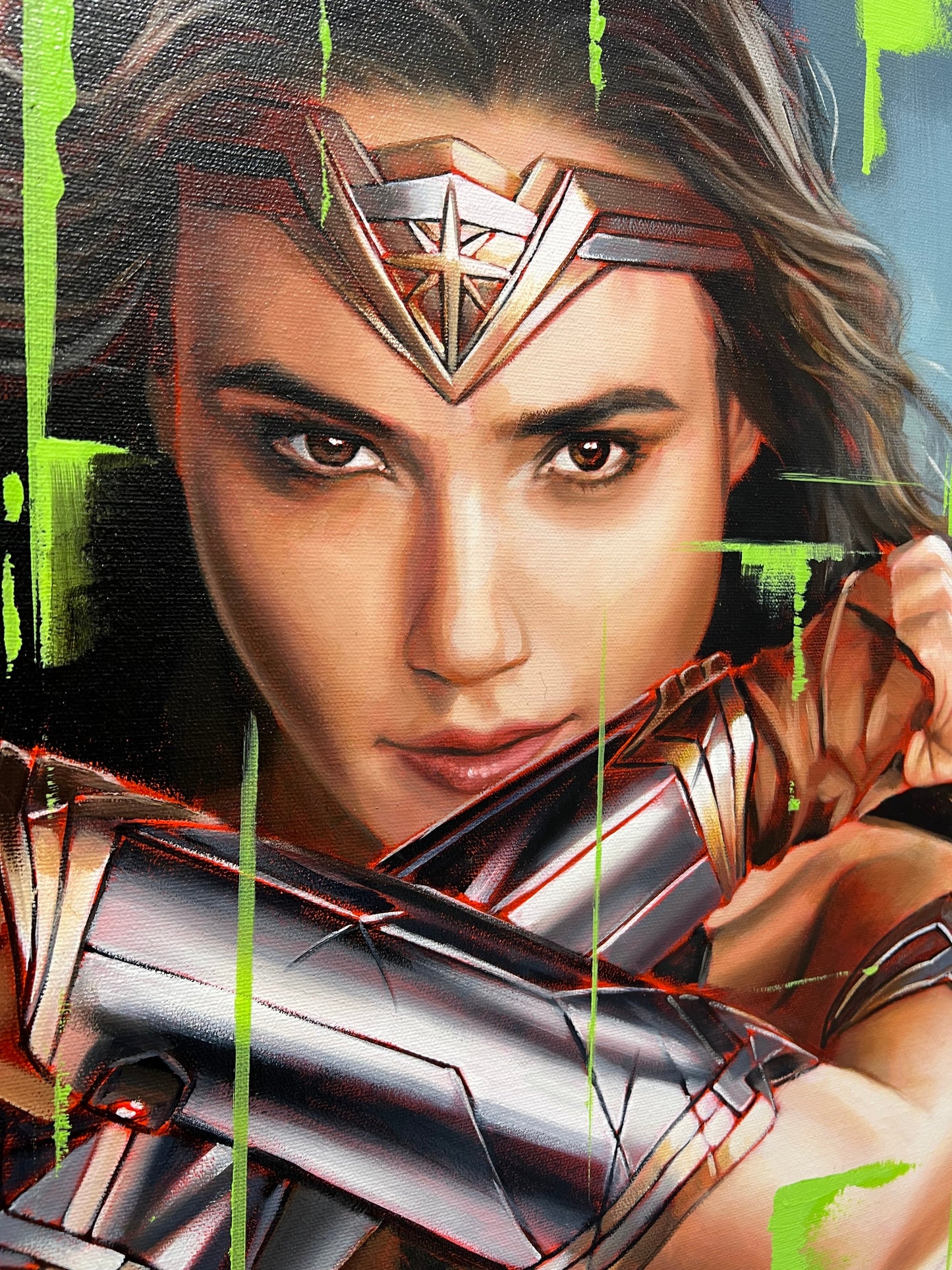 Ben Jeffery Wonder Woman Original - The Acorn Gallery, Pocklington