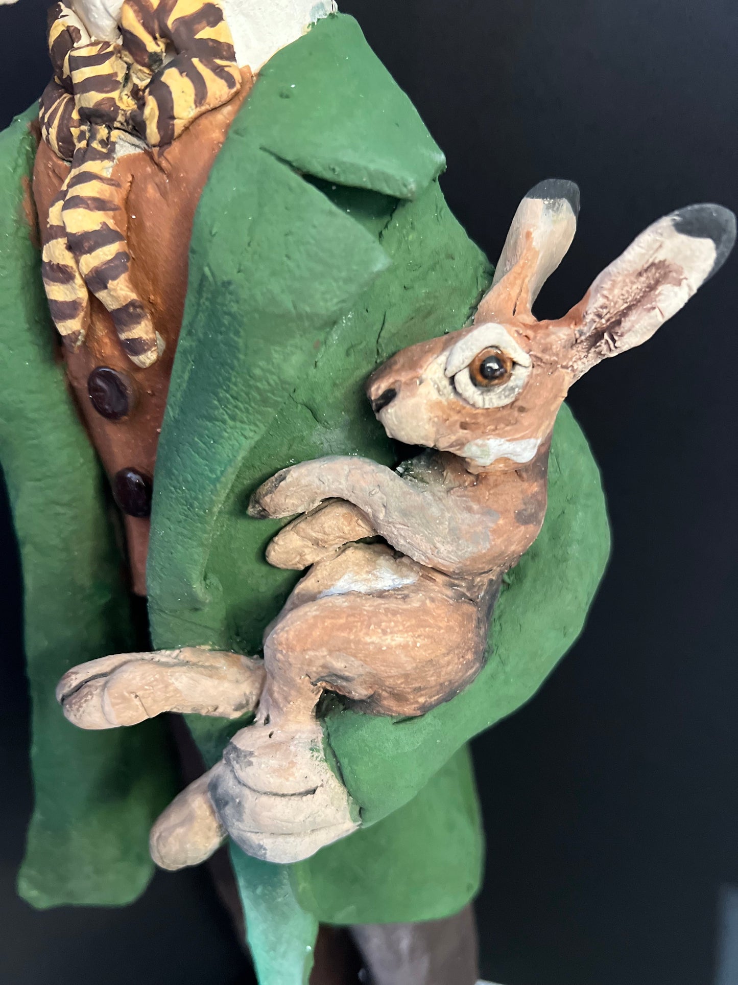 Louise Brown Hare And Hound Original Sculpture - The Acorn Gallery, Pocklington