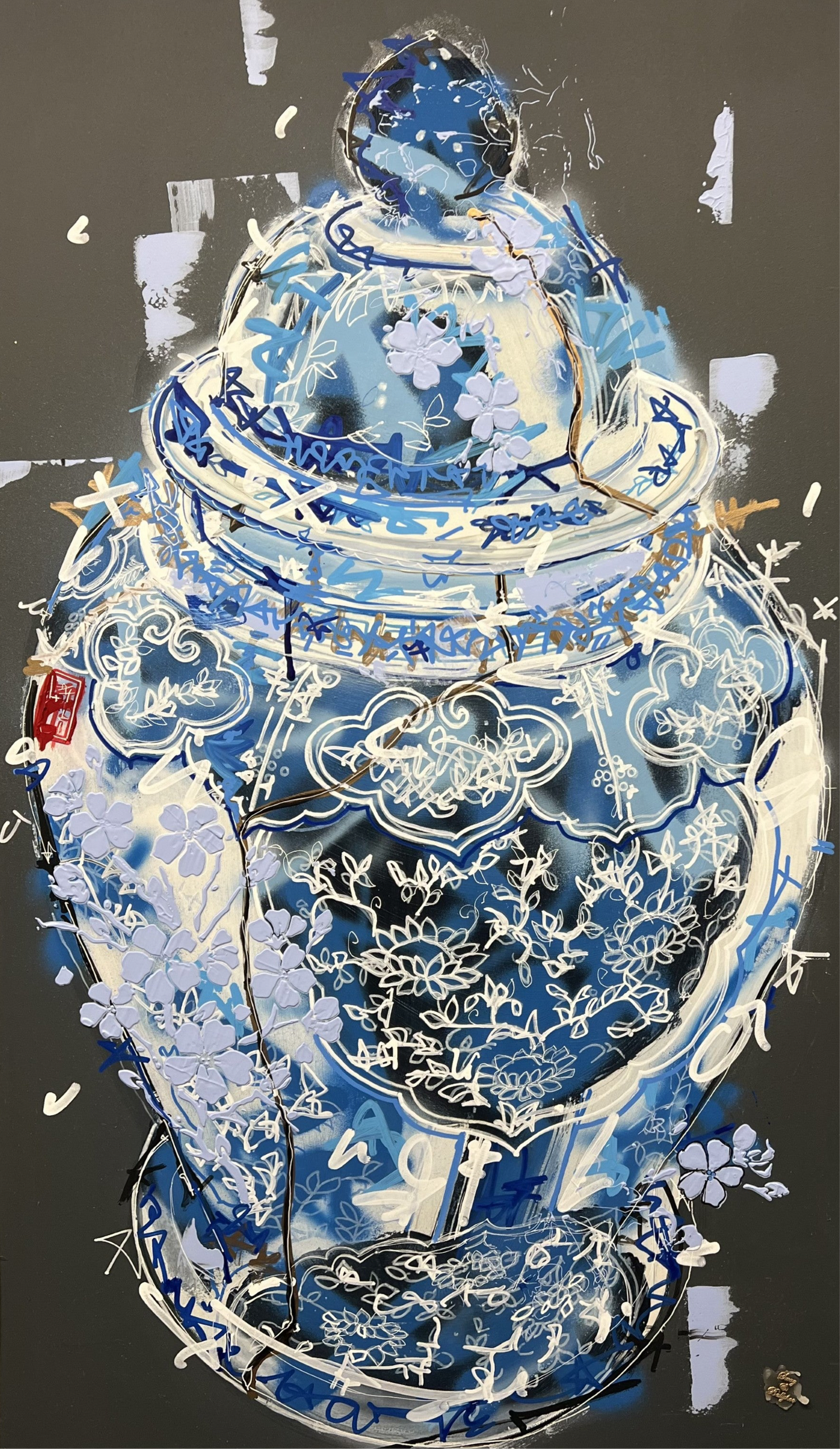 Mark Stubbs Urban Dynasty Original - The Acorn Gallery, Pocklington