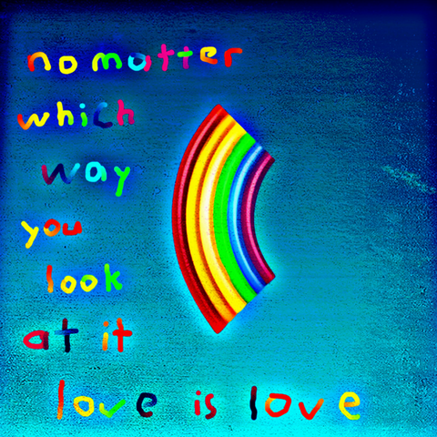 No Matter Which Way You Look At It, Love is Love Canvas by Alex Echo