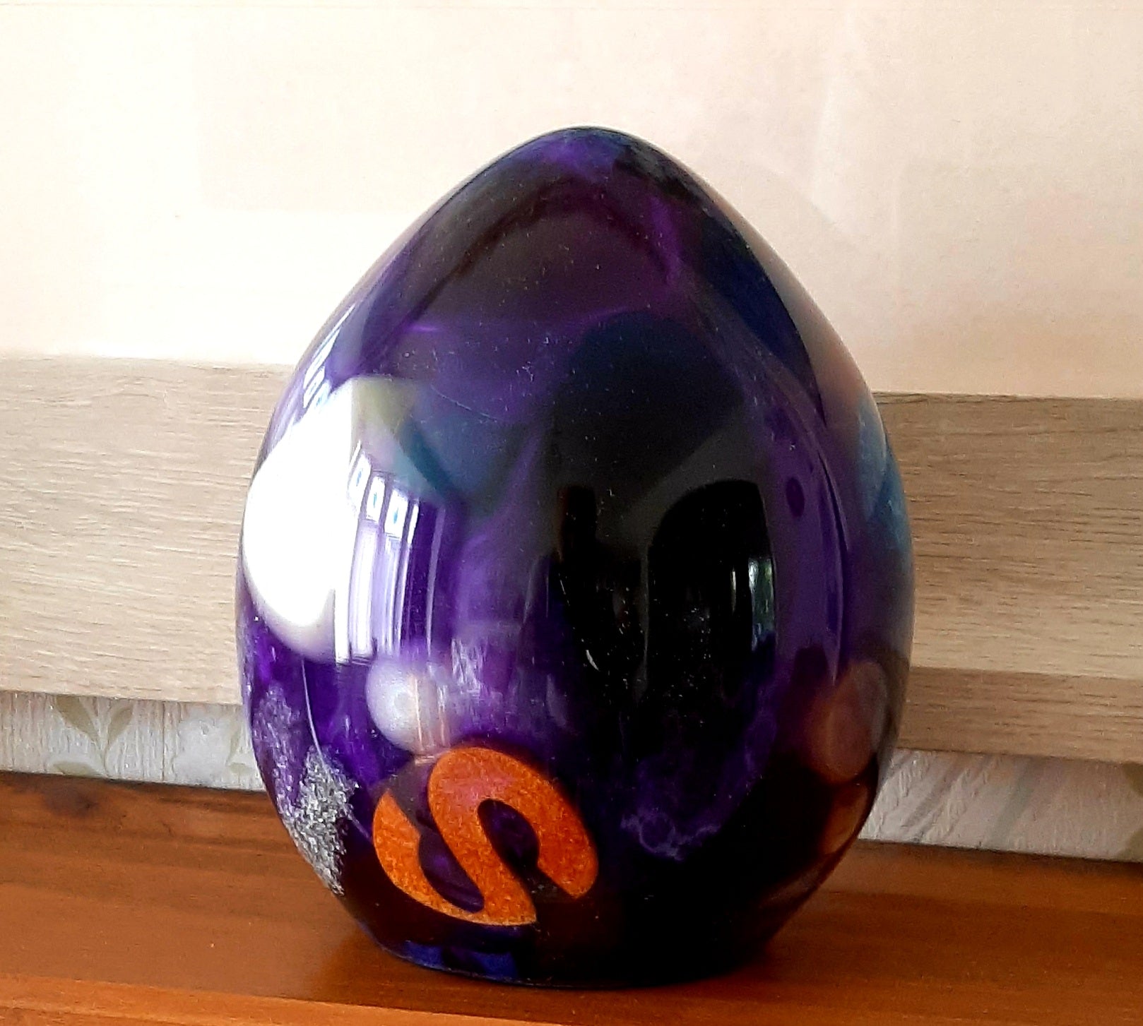 Andy Firth Purple Egg Original - The Acorn Gallery, Pocklington 