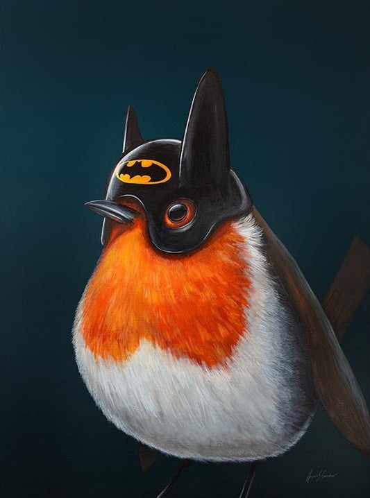 Nobodys Sidekick Original Robin by Angus Gardner - The Acorn Gallery