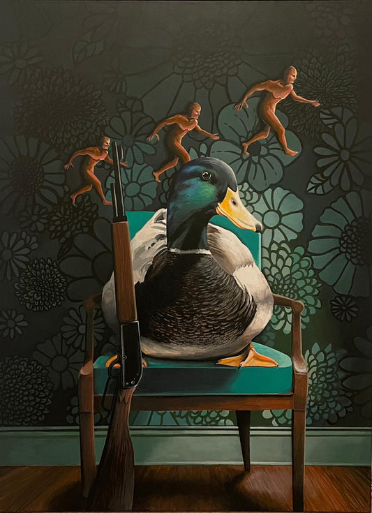 Angus Gardner Sitting Duck - The Acorn Gallery, Pocklington