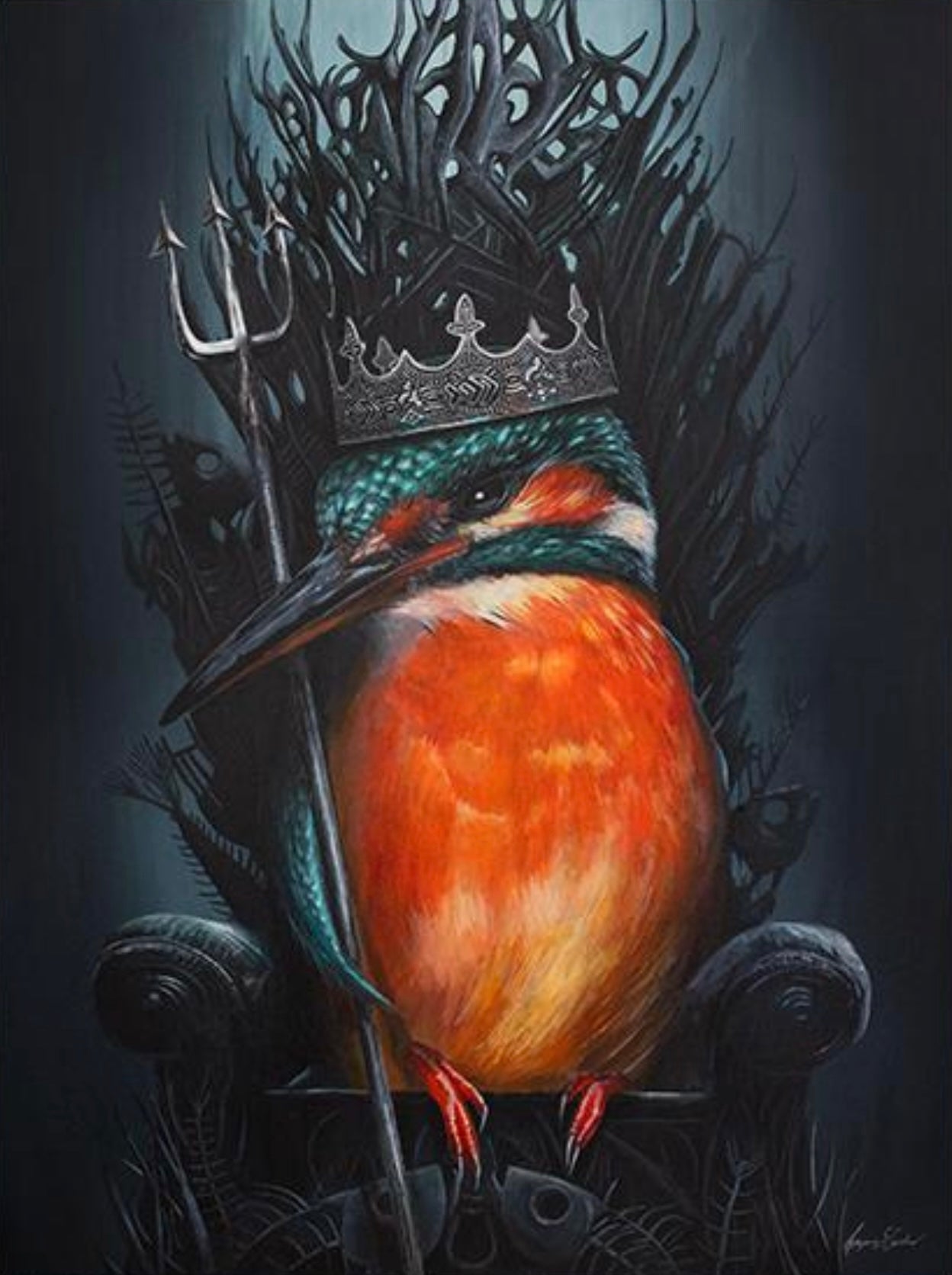 The Throne Of Halcyon by Angus Gardner Limited Edition Print at The Acorn Gallery. Secure UK Timed Delivery. Originals also available. Shop online or in store. 