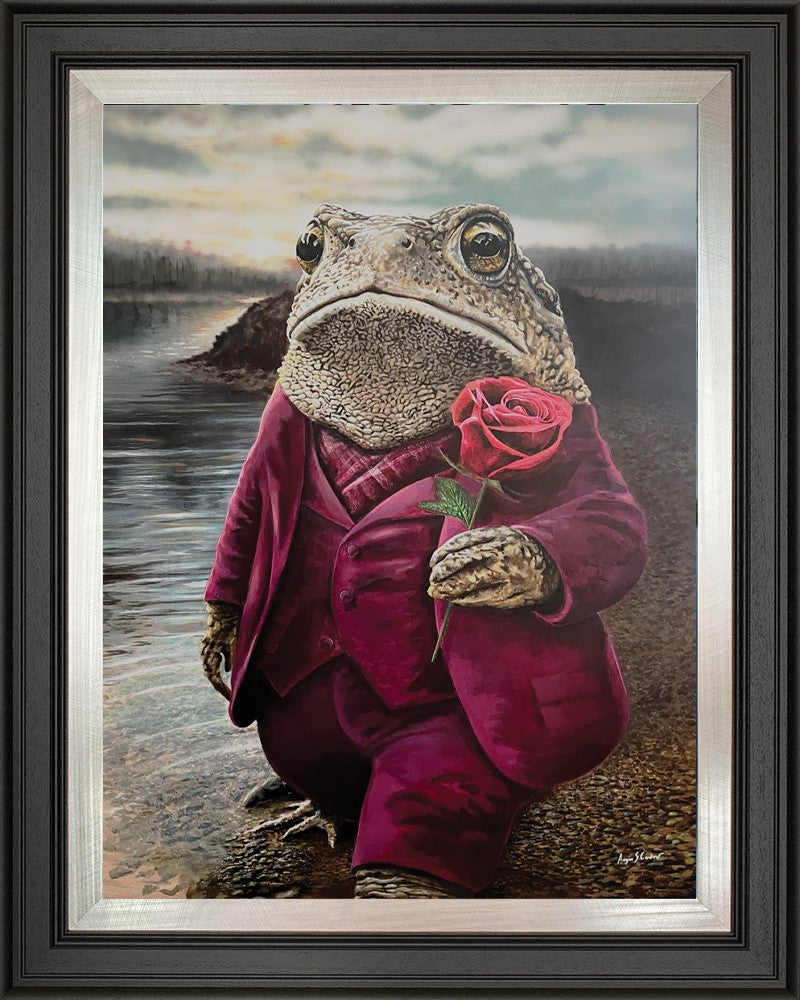Angus Gardner Briefly Gorgeous Hand Embellished Canvas Framed - The Acorn Gallery, Pocklington
