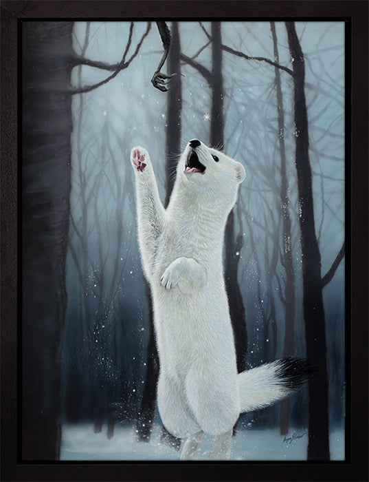 Angus Gardner Preying In The Snow Original - The Acorn Gallery, Pocklington