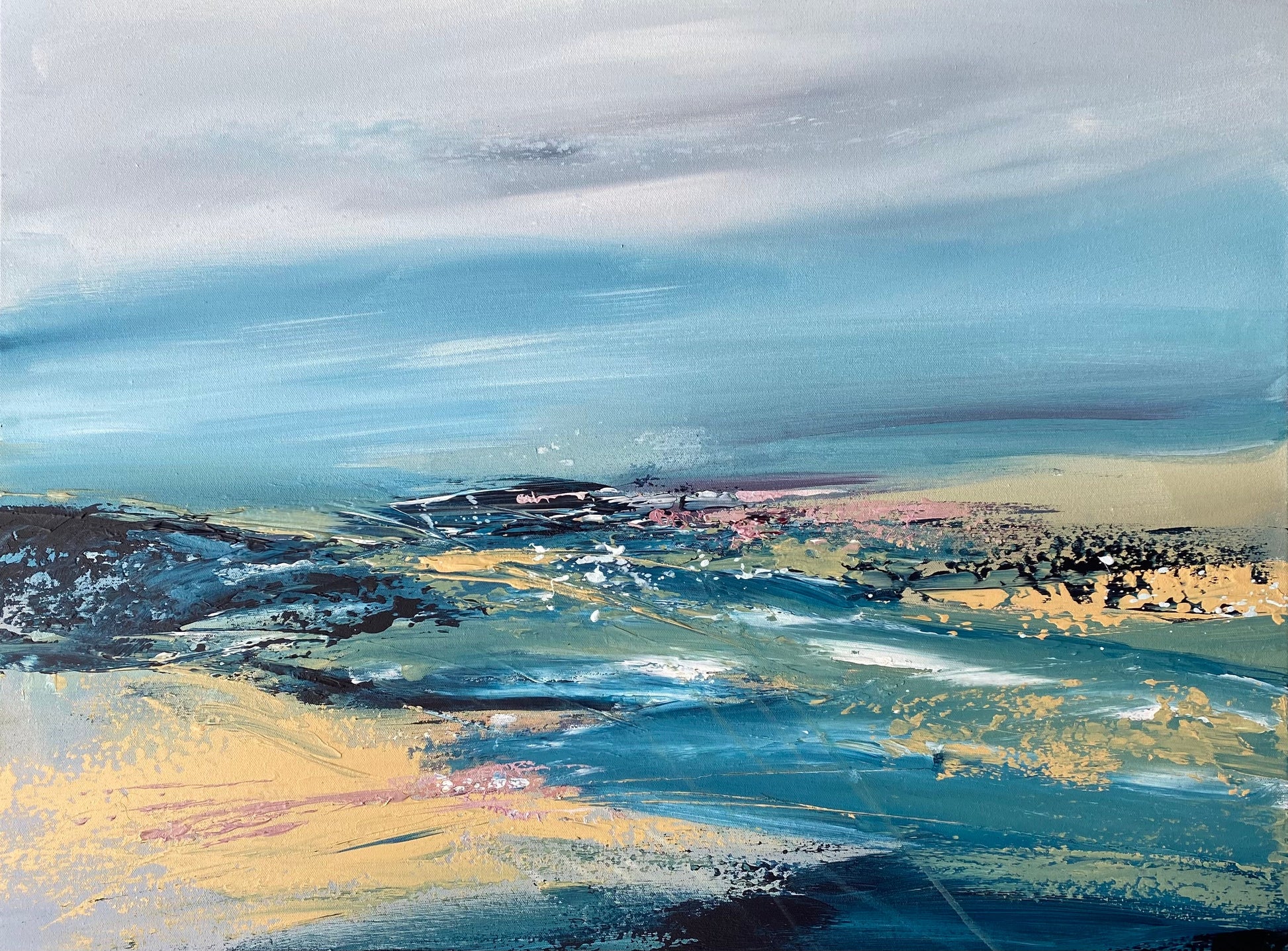 Ali Kippax From The Cove Original - The Acorn Gallery, Pocklington