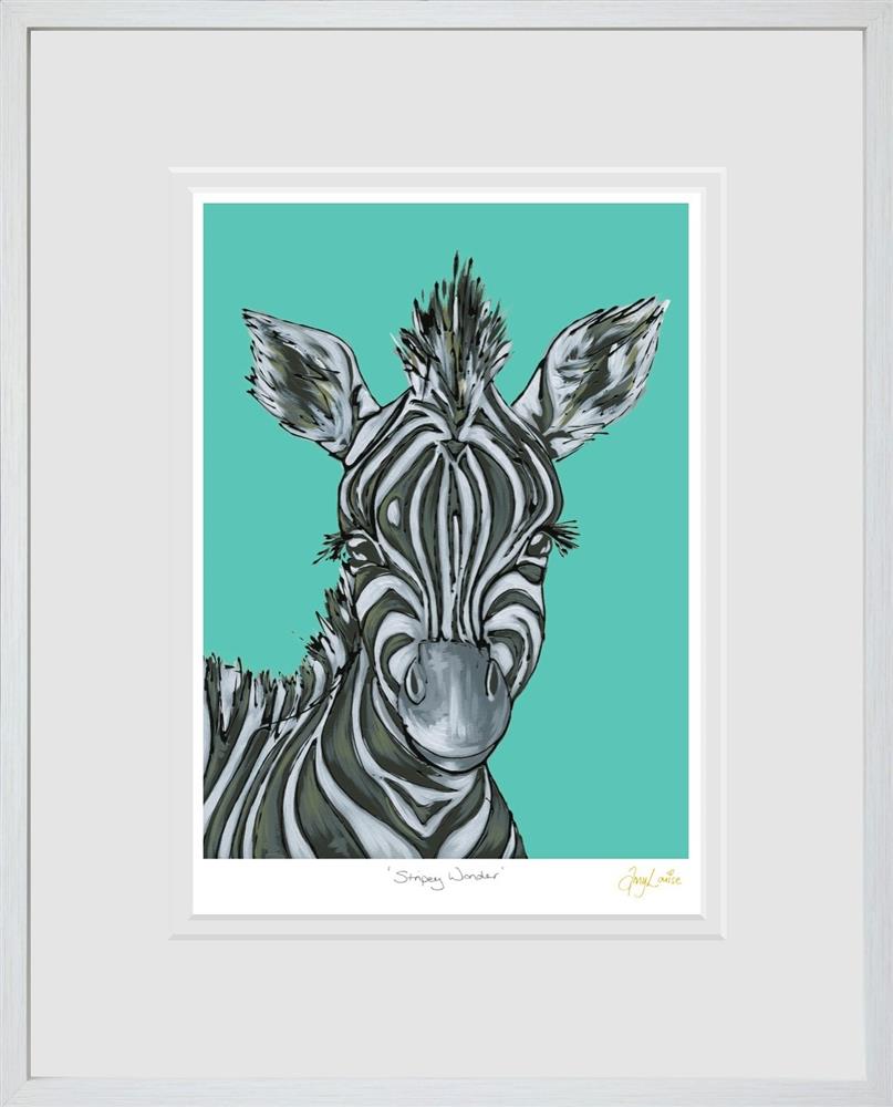 Amy Louise Stripey Wonder Paper Print - The Acorn Gallery, Pocklington