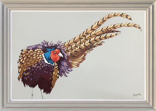 Strutting His Stuff (Pheasant) ORIGINAL by Amy Louise NEW