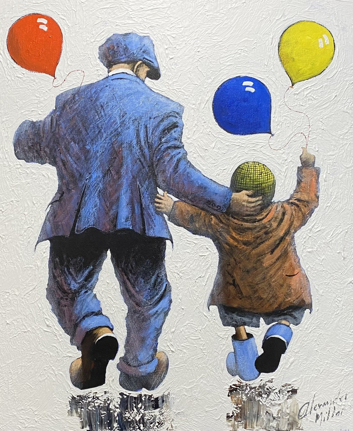 Alexander Millar One For Me, Two For You Original at The Acorn Gallery, Pocklington