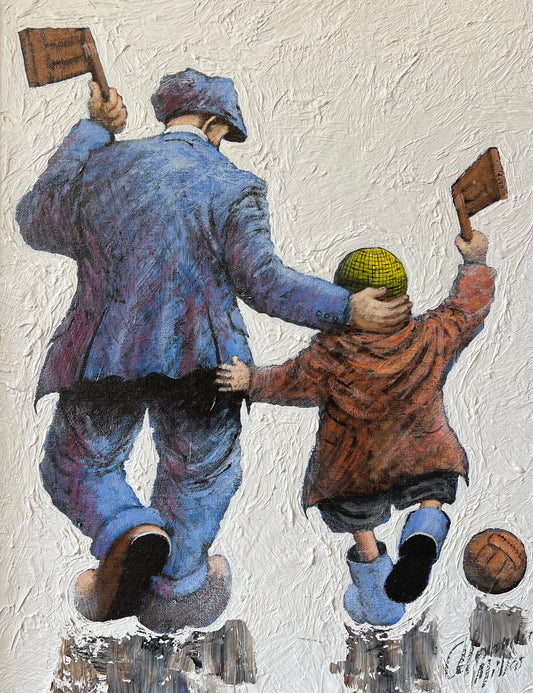 Alexander Millar Up For The Cup Original - The Acorn Gallery, Pocklington