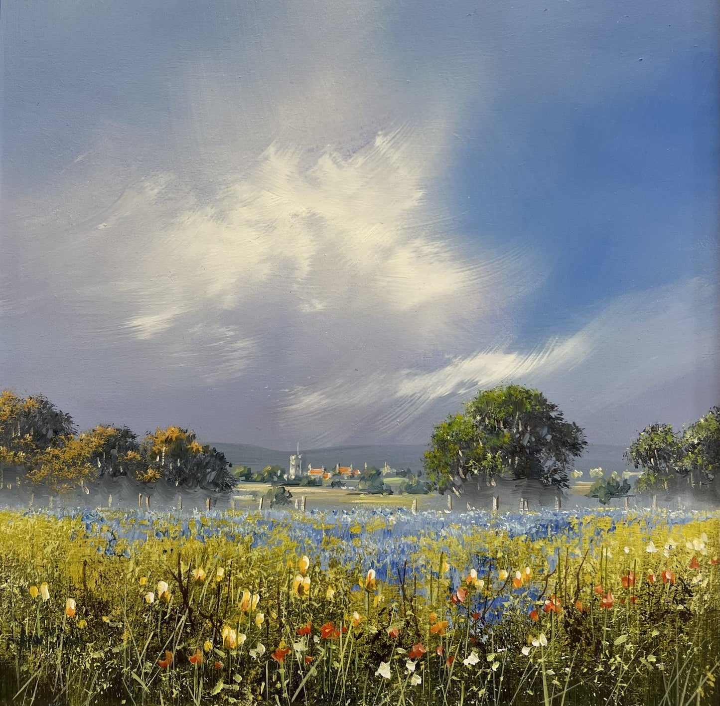 Allan Morgan Familiar Skies Original - The Acorn Gallery, Pocklington