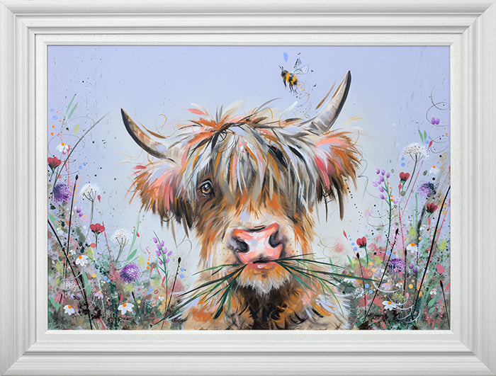 Ashley Saunders Highland Blooms Original available from The Acorn Gallery, Pocklington