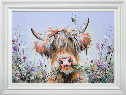 Ashley Saunders Highland Blooms Original available from The Acorn Gallery, Pocklington