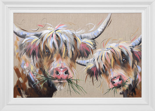 Ashley Saunders Lunch In The Highlands Original - The Acorn Gallery, Pocklington