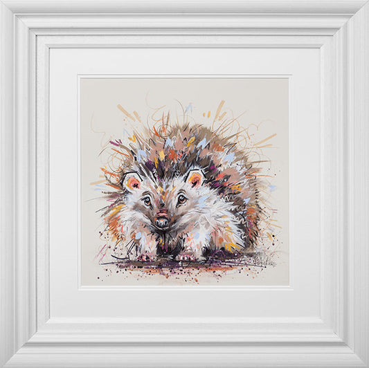 Ashley Saunders Mr Prickles Original available from The Acorn Gallery, Pocklington