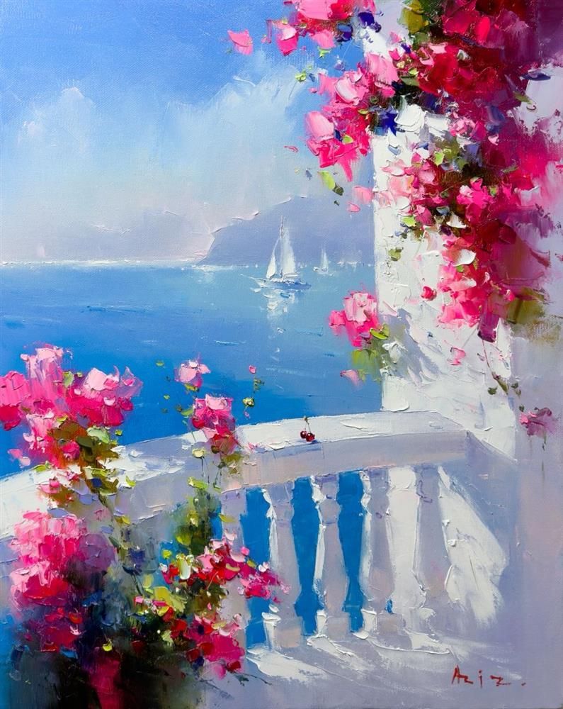 Aziz Shadows And Reflections Original - The Acorn Gallery, Pocklington