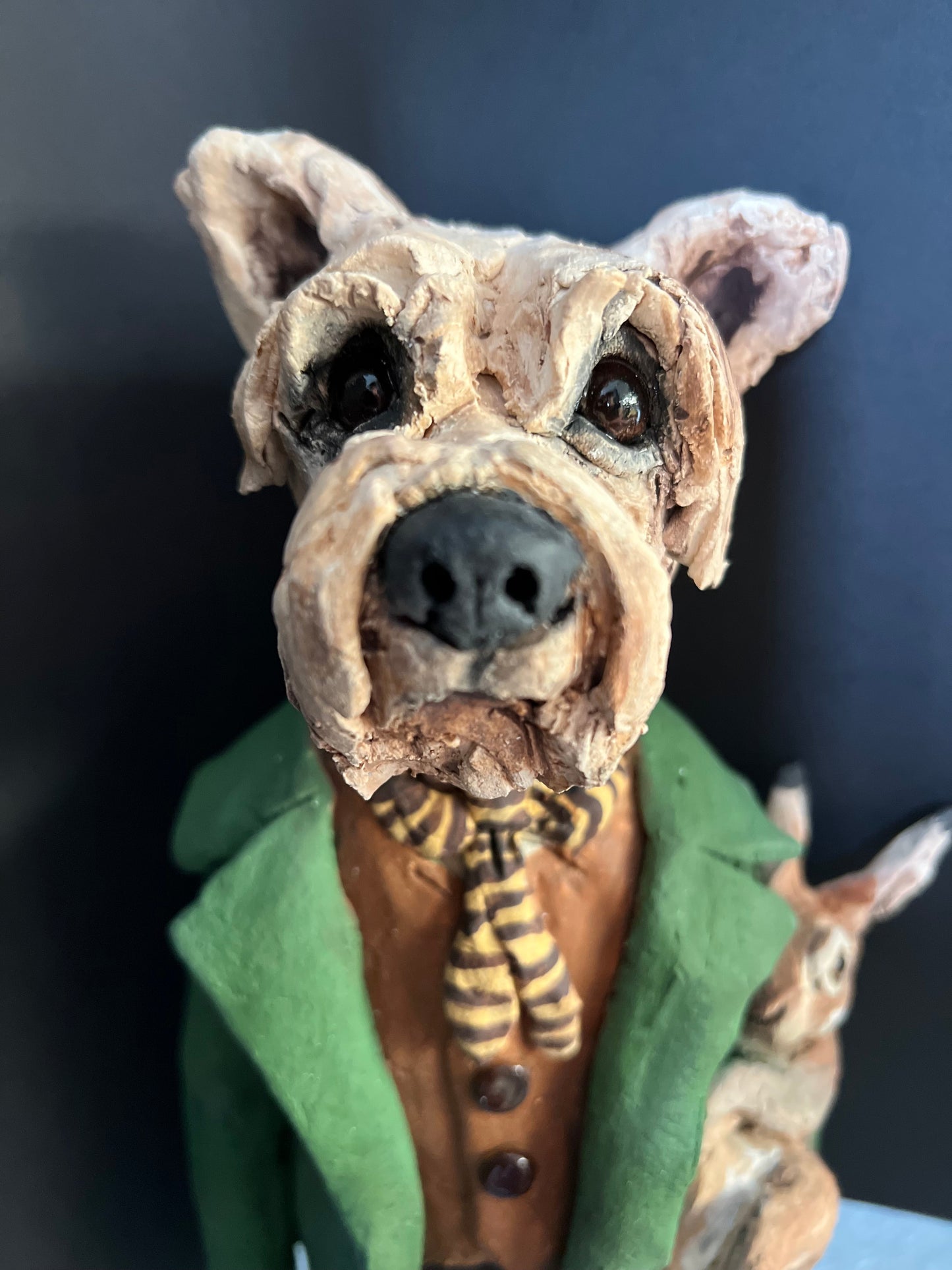 Louise Brown Hare And Hound Original Sculpture - The Acorn Gallery, Pocklington