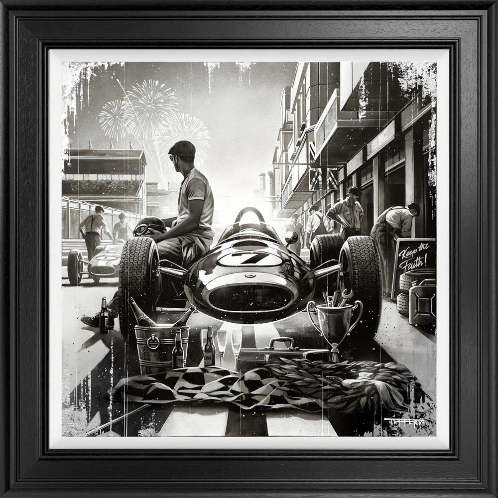 Ben Jeffery Keep The Faith Hand Embellished Canvas Print available from The Acorn Gallery, Pocklington
