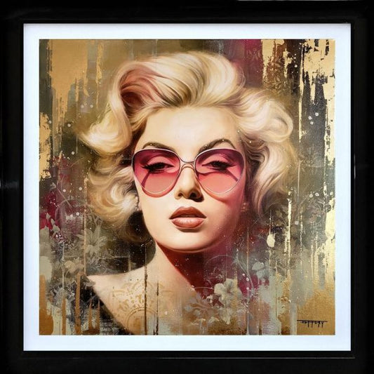 A Vision In Pink (Marilyn Monroe) ORIGINAL by Ben Jeffery NEW