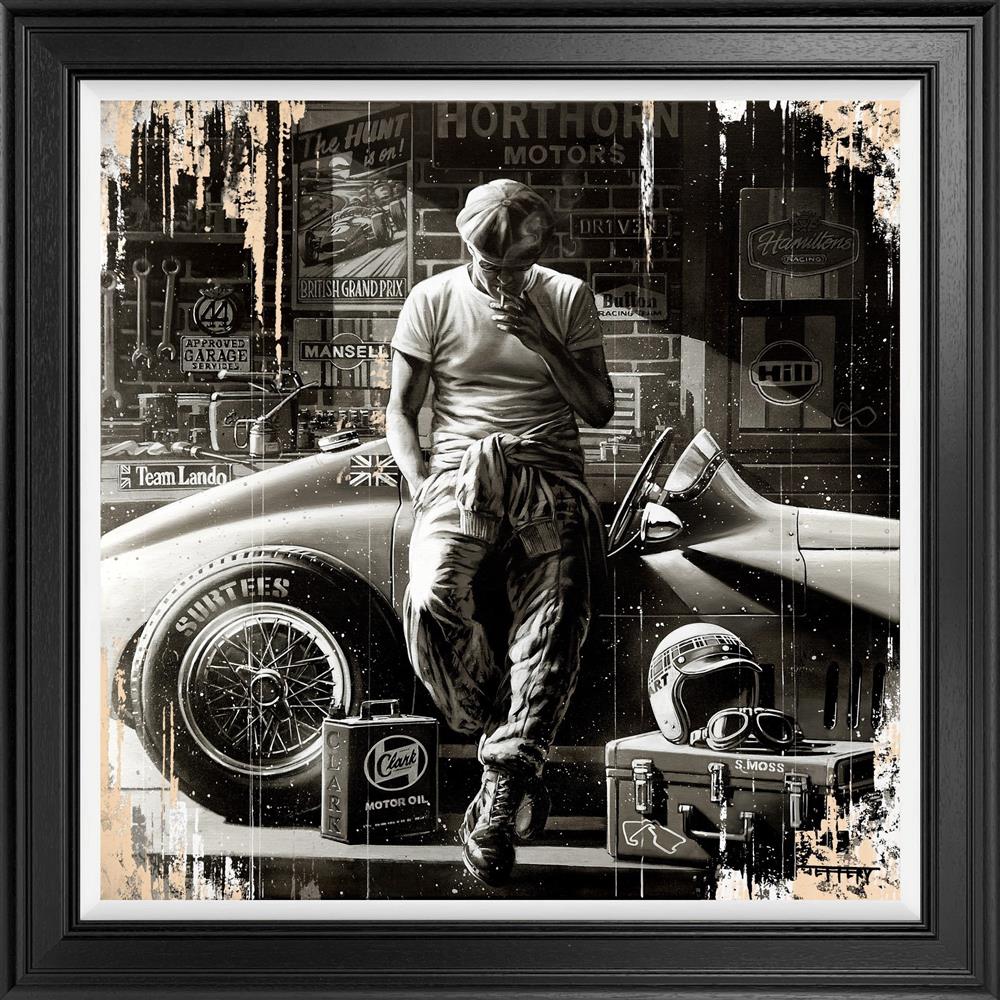 Ben Jeffery Driven Deluxe Hand Embellished Canvas Available from The Acorn Gallery, Pocklington