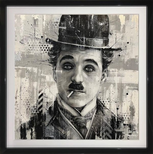 Ben Jeffery The Tramp Charlie Chaplin Original - The Acorn Gallery, Pocklington