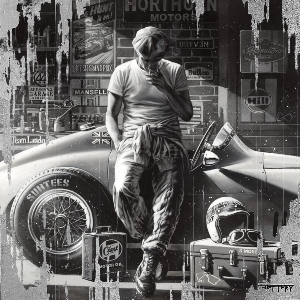 Ben Jeffery Driven Hand Embellished Canvas Available from The Acorn Gallery, Pocklington