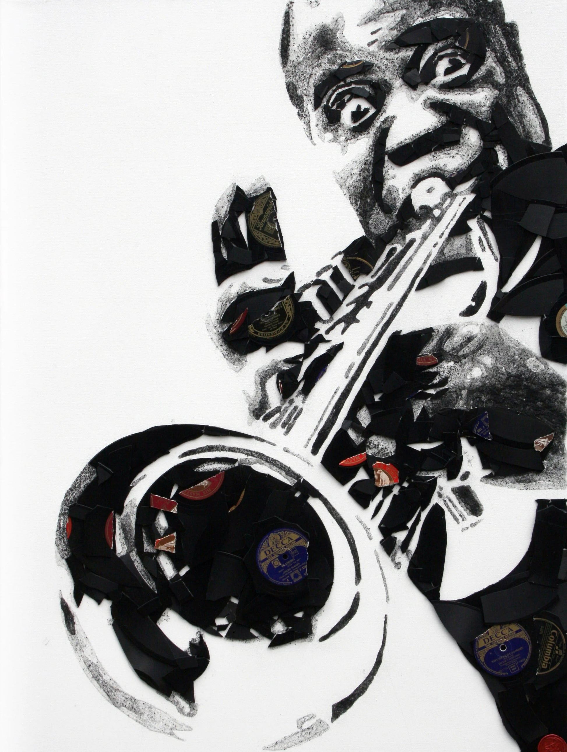 Ben Riley Louis Armstrong Original - The Acorn Gallery, Pocklington
