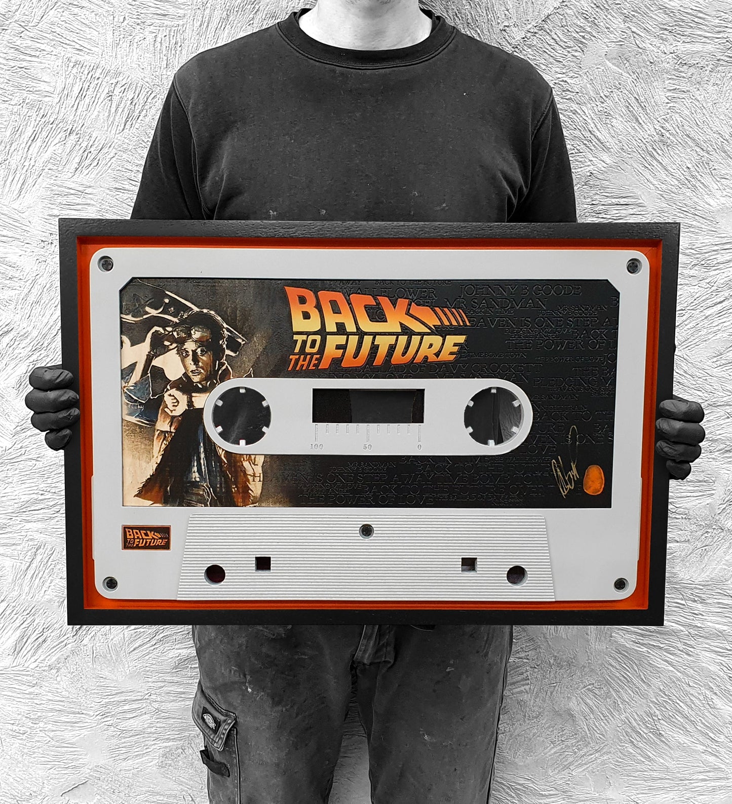Rob Bishop Back To The Future Medium Cassette - The Acorn Gallery, Pocklington