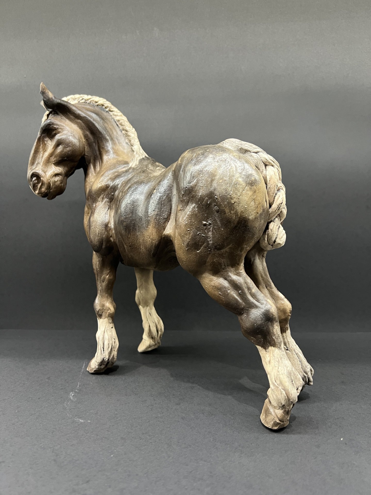 Christine Cummings Studio Duke The Shire Horse ORIGINAL - The Acorn Gallery, Pocklington