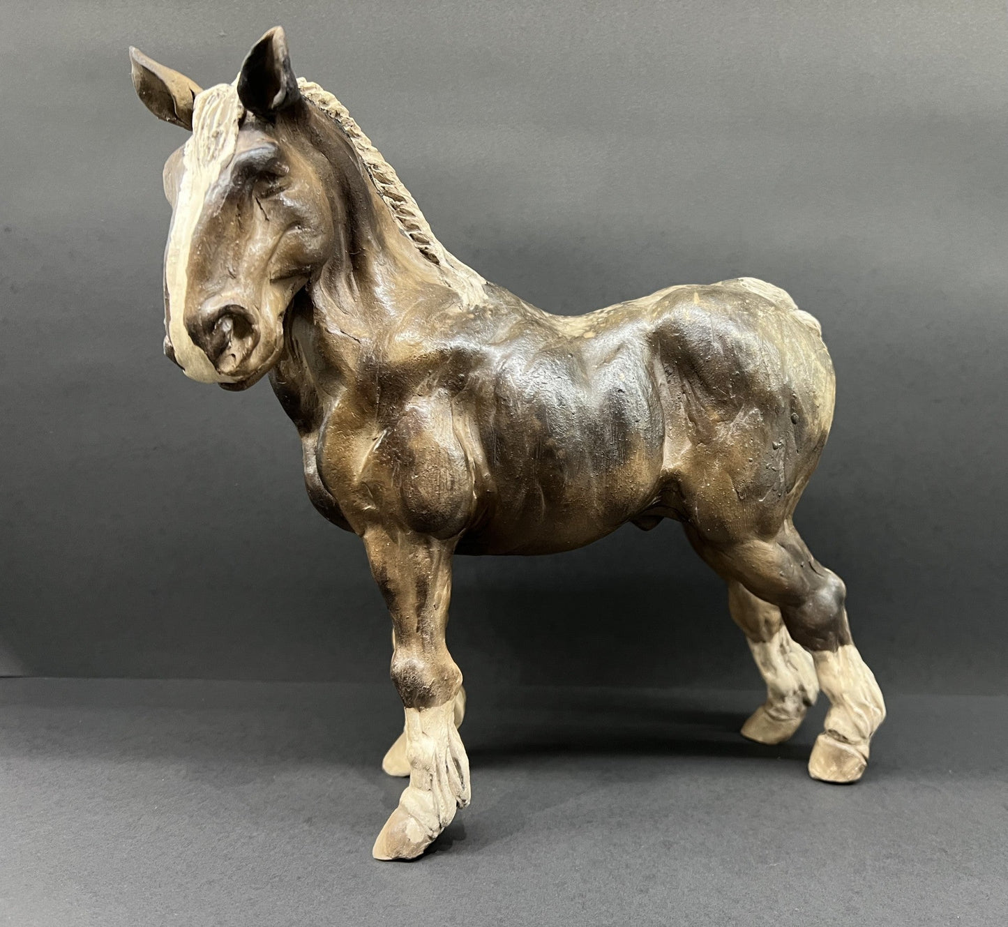 Christine Cummings Studio Duke The Shire Horse ORIGINAL - The Acorn Gallery, Pocklington