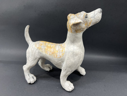 Christine Cummings Studio Jack The Jack Russell ORIGINAL - The Acorn Gallery, Pocklington