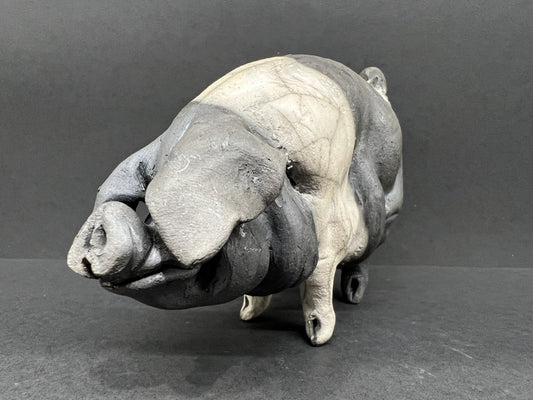 Christine Cummings PIg - Poppy, available at The Acorn Gallery, Pocklington, delivery available. Shop online or call 01759 307652.