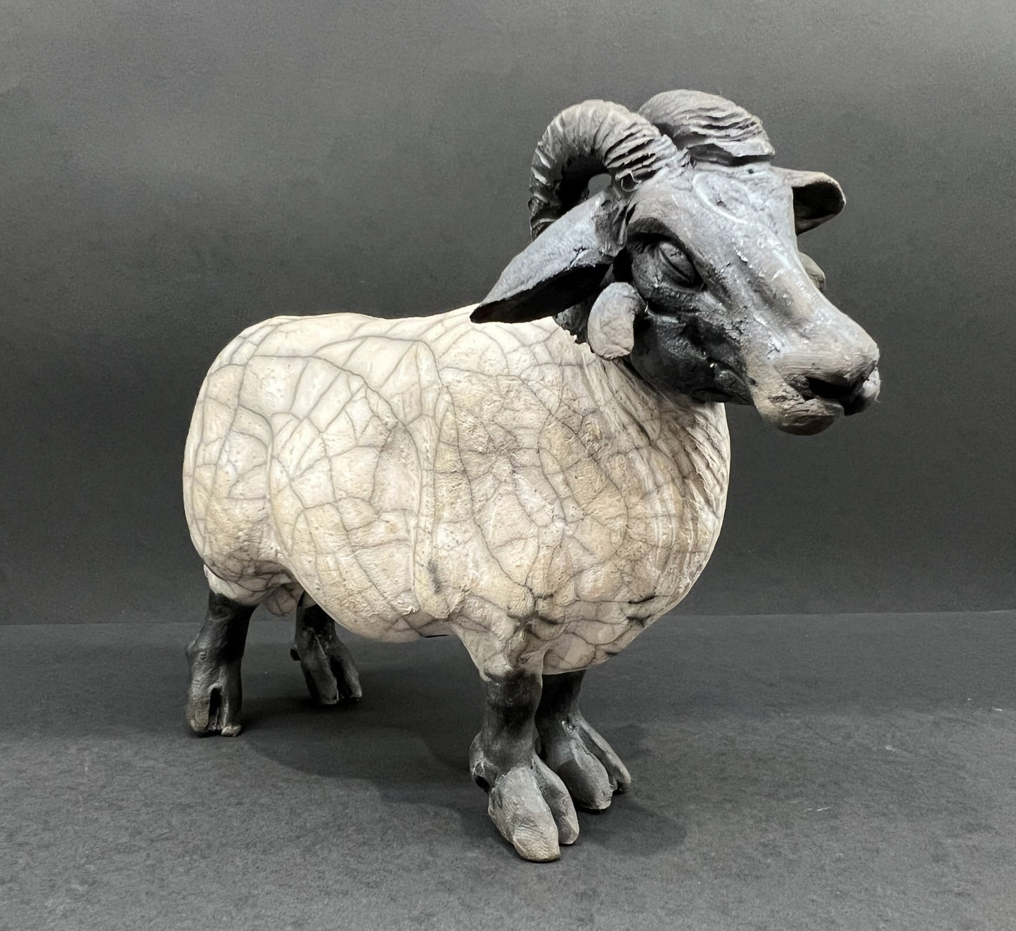 Christine Cummings Studio Rambo The Ram ORIGINAL - The Acorn Gallery, Pocklington