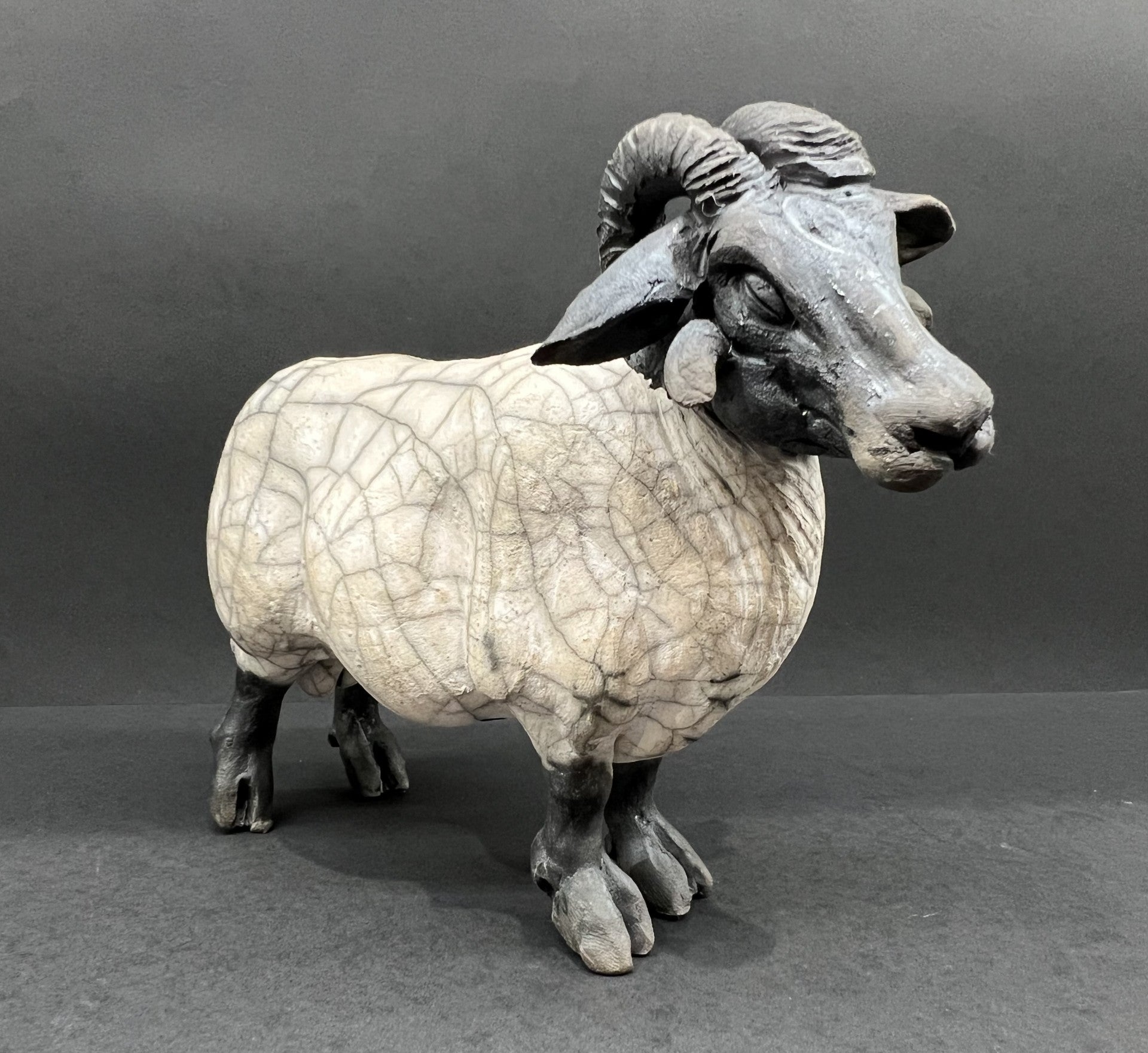 Christine Cummings Studio Rambo The Ram ORIGINAL - The Acorn Gallery, Pocklington
