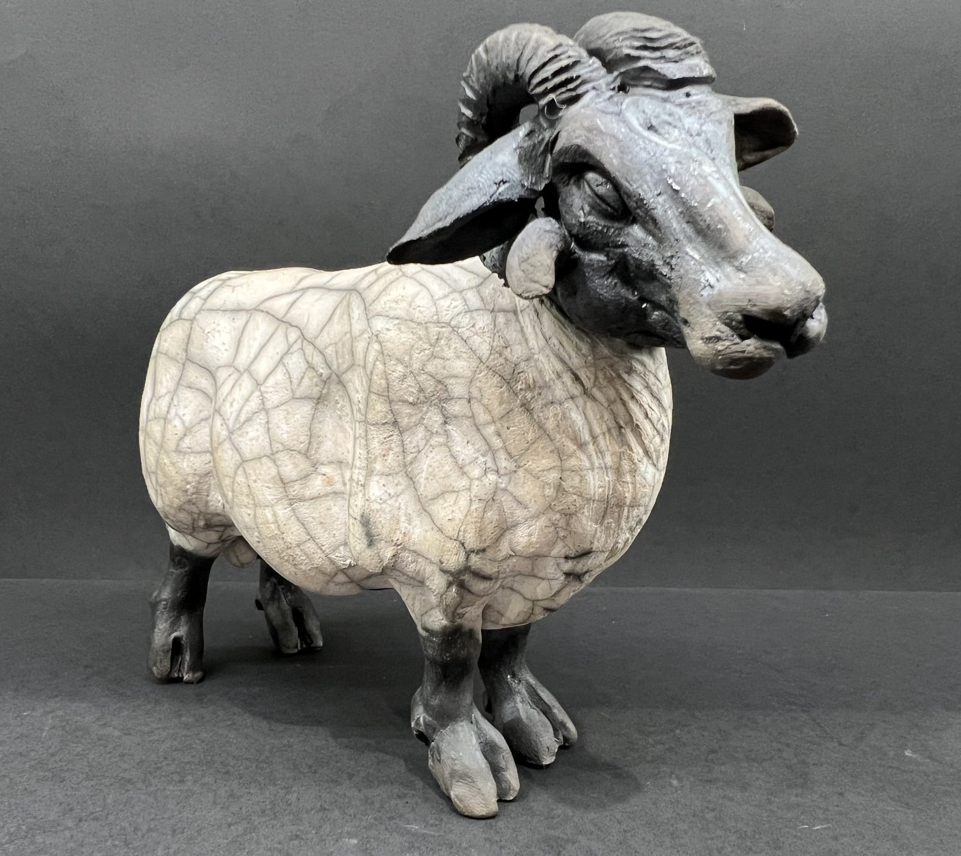 Christine Cummings Studio Rambo The Ram ORIGINAL - The Acorn Gallery, Pocklington