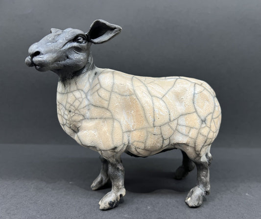 Christine Cummings Studio Rene The Sheep ORIGINAL - The Acorn Gallery, Pocklington