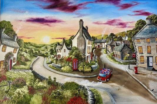 Caroline Deighton Fifty Yards, Tight Right Original - The Acorn Gallery, Pocklington