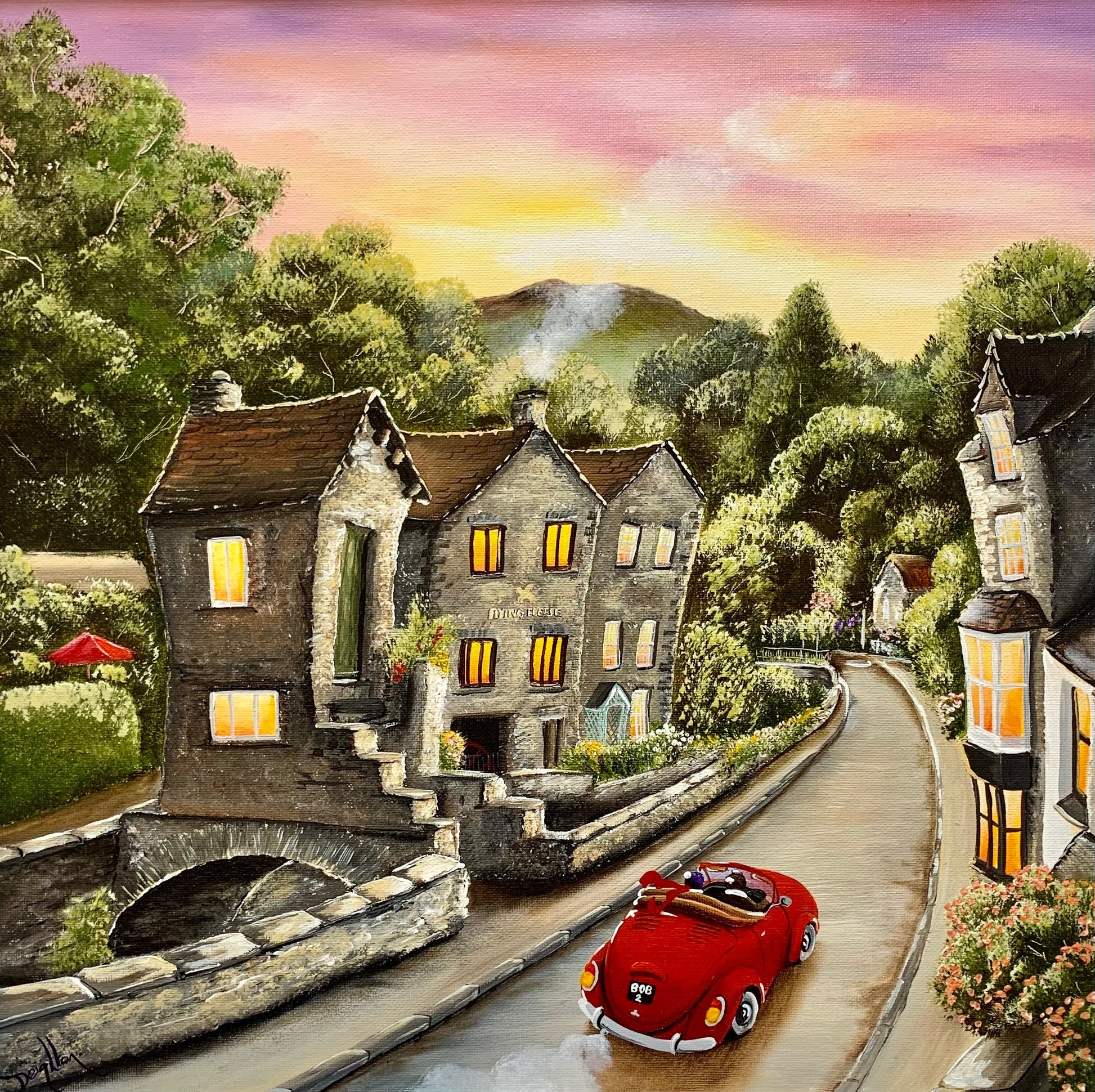 Caroline Deighton Our Glorious Weekend Away Original - The Acorn Gallery, Pocklington