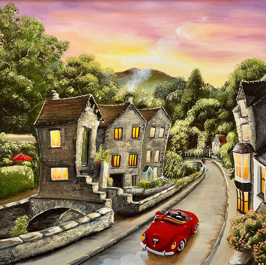 Caroline Deighton Our Glorious Weekend Away Original - The Acorn Gallery, Pocklington