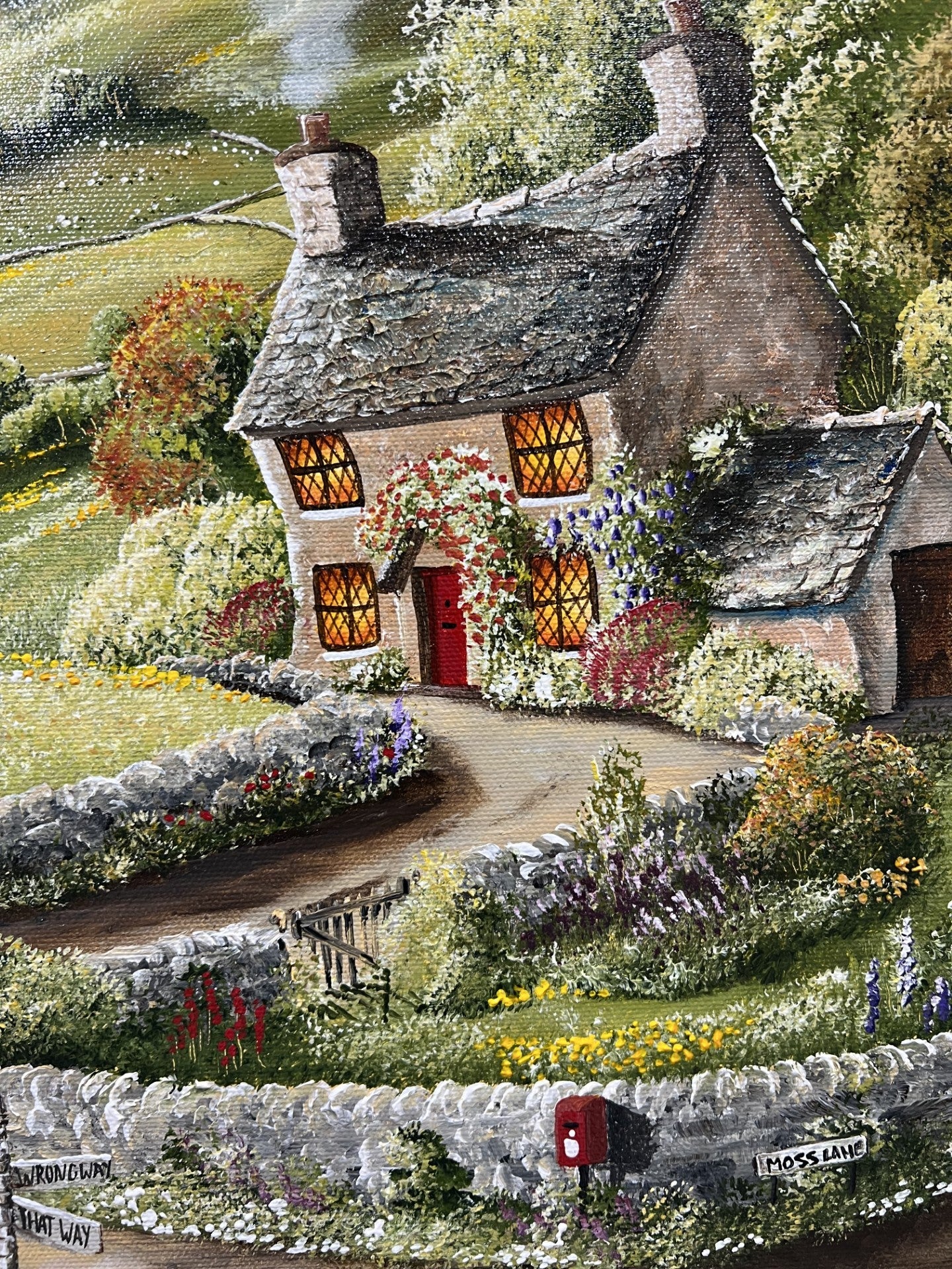 Caroline Deighton The Escape Artist Original available from The Acorn Gallery, Pocklington