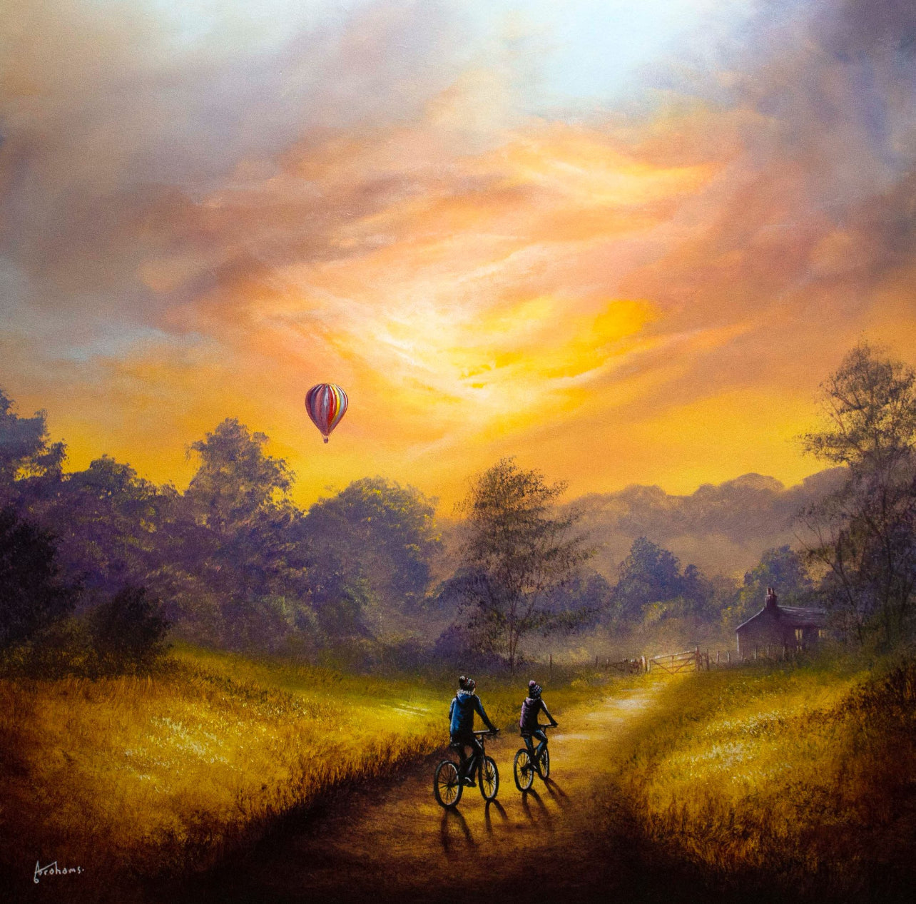 Danny Abrahams A Sky Full Of Dreams Original - The Acorn Gallery, Pocklington