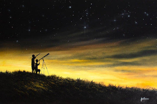 Danny Abrahams Beyond The Stars Original - The Acorn Gallery, Pocklington